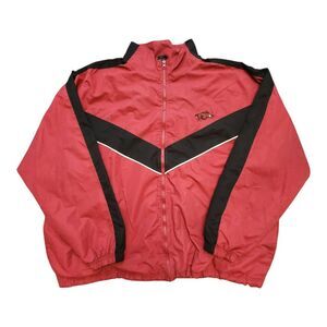 Arkansas Razorbacks Mens Starter Jacket Red Black Zip Up College Football  2XL‎